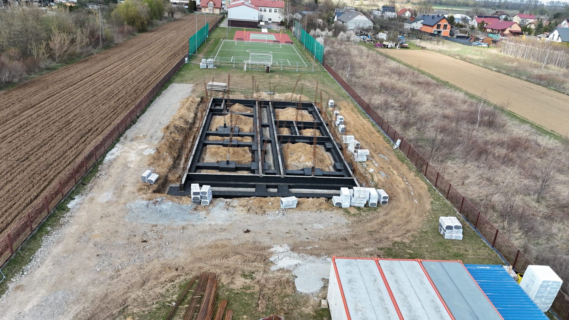 Żłobek w Czosnowie — perspektywa z lokalizacją działki